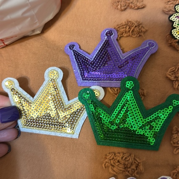 Mardi Gras patches for caps or jackets - Picture 2 of 4